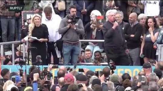 David Icke's Speech at the Unite for Freedom Rally, Trafalgar Sq, London, Aug 29